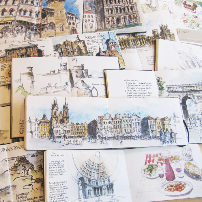 Everyday Artist: Travel Sketch Kit + Texas Travel Sketches