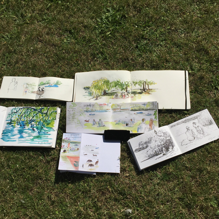 Sketching-Regents-Park