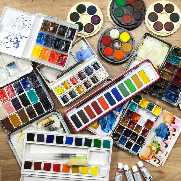 Watercolour Testing And Thoughts On Student Grade Kits Liz Steel - Best Watercolor Paints Australia