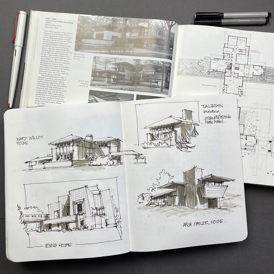 Architects Sketchbooks - Liz Steel : Liz Steel