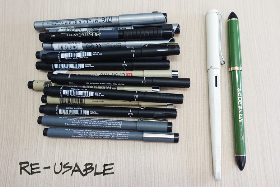 Not all pens are made equal: waterproof pen roundup, Tim Baker