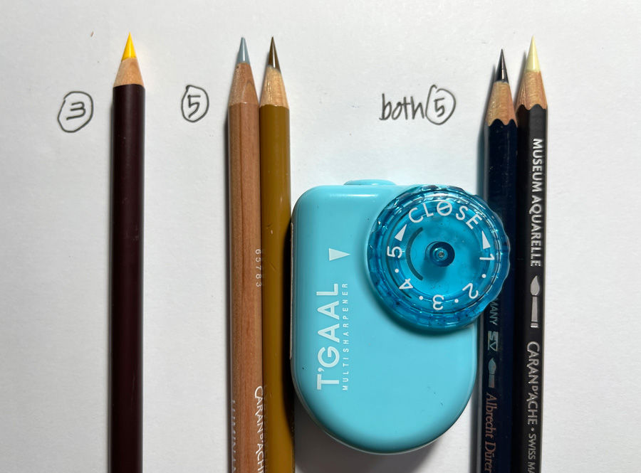 Best PASTEL Pencils Sharpeners - Derwent, Swordfish, M+R charcoal