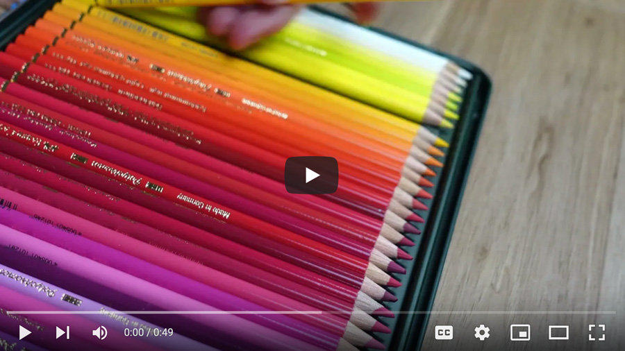 Sparkle colour pencil pencil roll, 20 colours Faber-Castell - Live in Colors
