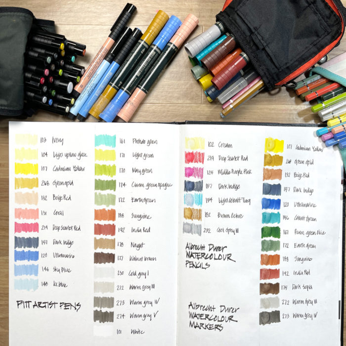 Faber-Castell Pitt Artist Pens - Assorted Colors, Set of 48