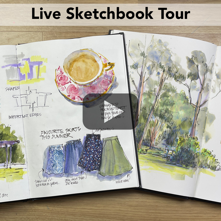 Let's catch up! - sketchbook tours 