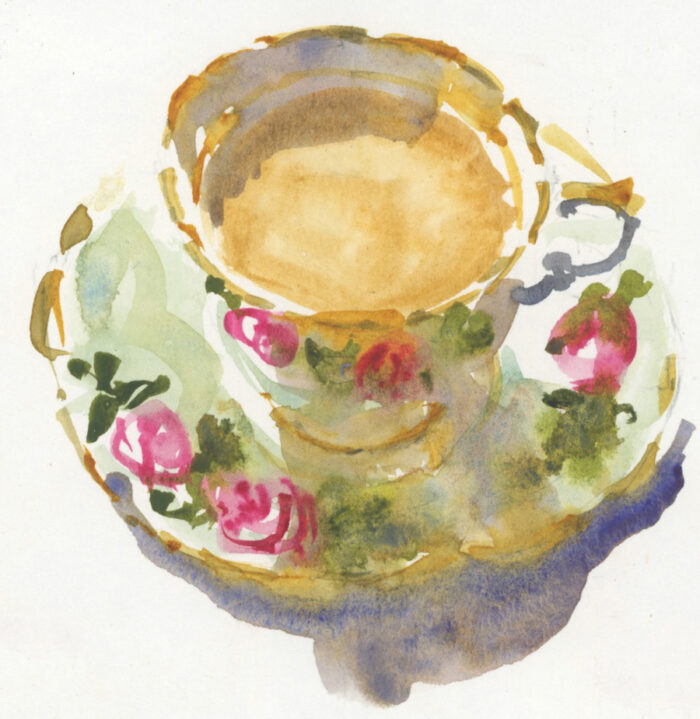 Why teacups are special: the tea tastes better - Liz Steel : Liz Steel
