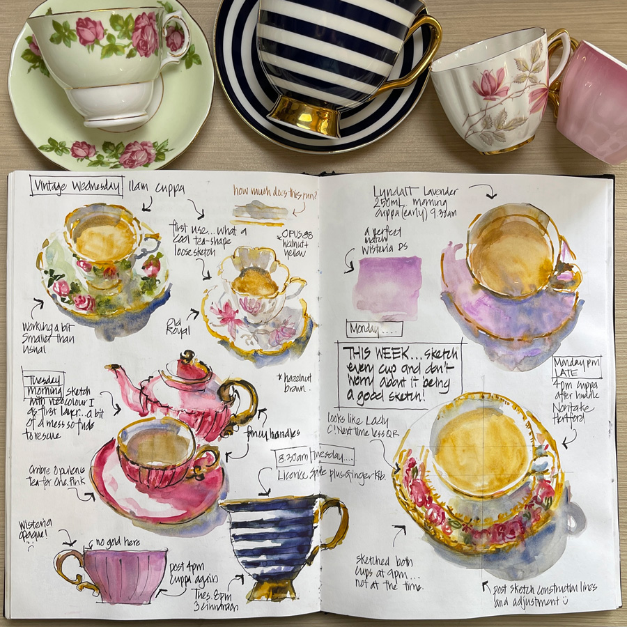 Sketch Mug, Sketcher Gifts, Funny Drawing to Go Coffee Mug for