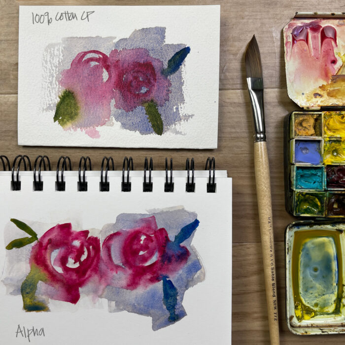 Art Factory Studio Face Paint Brush | 3/8th Angle Brush - Small Rose
