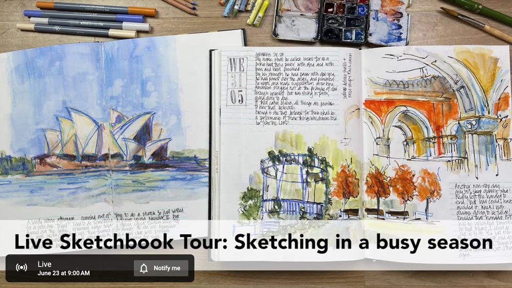Sketchbook Review: Nostalgie sketchbook by Hahnemuhle - Liz Steel