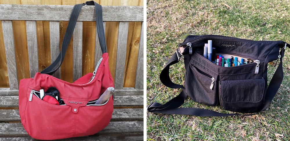 There are 2 school bags A and B. Bag A is provided with a broader strap  while bag B is provided with a thinner strap. For the same load, a school  boy